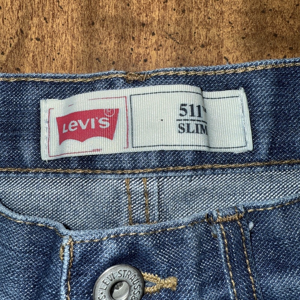 Levi's 511 Slim Denim Blue Jeans Women's Size 14 Regular 27X27 - Picture 5 of 10